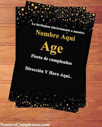 Gratis Invitaciones De Cumpleaños Con Nombre
